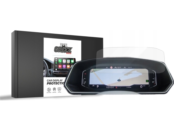 Grizzglass Keramikfolie Cardisplay Protection Für Volkswagen T-Cross Digital Cockpit Pro 10,25" 2019