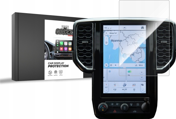 Grizzglass Keramikfolie Grizzglass Cardisplay Protection Für Ford Ranger 6 10,1" 2022-2024