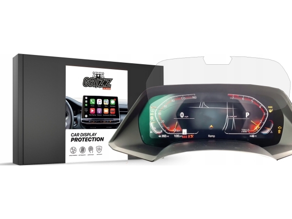 Grizzglass Mat Film Cardisplay Protection Til Bmw X7 G07 12,3" 2018-2022