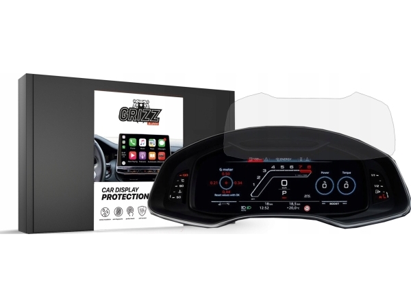 Grizzglass Mat Cardisplay Protection Folie Til Audi A7 C8 Virtual Cockpit 12,3" 2018