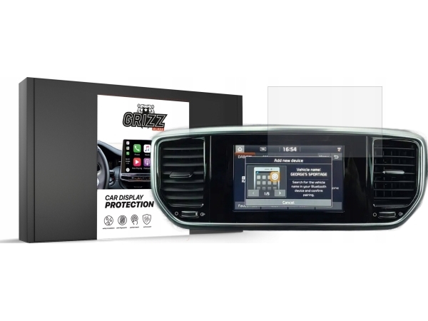 Grizzglass Matte Folie Cardisplay Protection Für Kia Sportage 4 7" 2018-2021