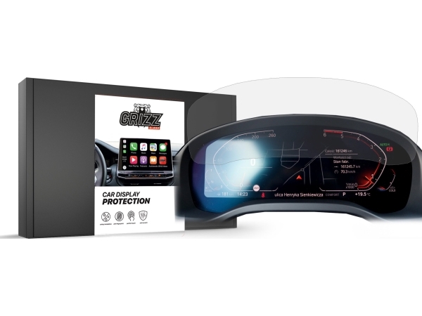 Grizzglass Mat Film Cardisplay Protection Til Bmw 3 G20 12,3" 2018-2023
