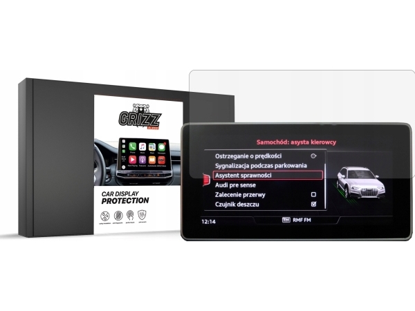 Grizzglass Mat Bilskærmbeskyttelse Cardisplay Protection Til Audi A5 F5 Mmi 8,3" 2016-2019
