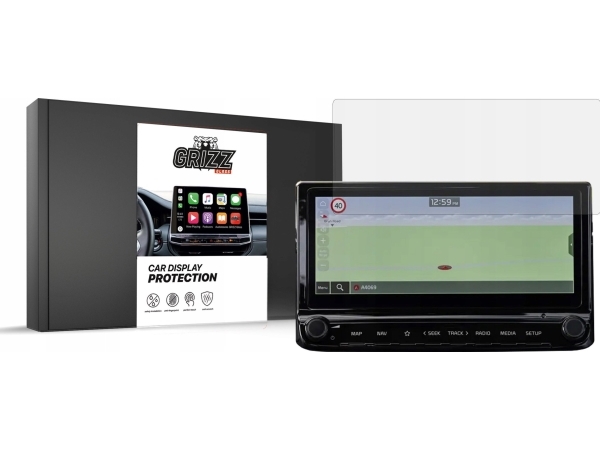 Etui Til Navigation Grizzglass Mat Folie Cardisplay Protection Til Kia Ceed Kombi 3
