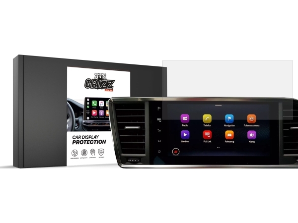 Grizzglass Matte Displayschutz Cardisplay Protection Für Seat Ateca 9,2" 2020