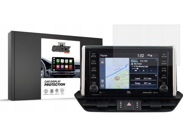 Grizzglass Mattes Display-Schutz Cardisplay Protection Für Toyota Rav-4