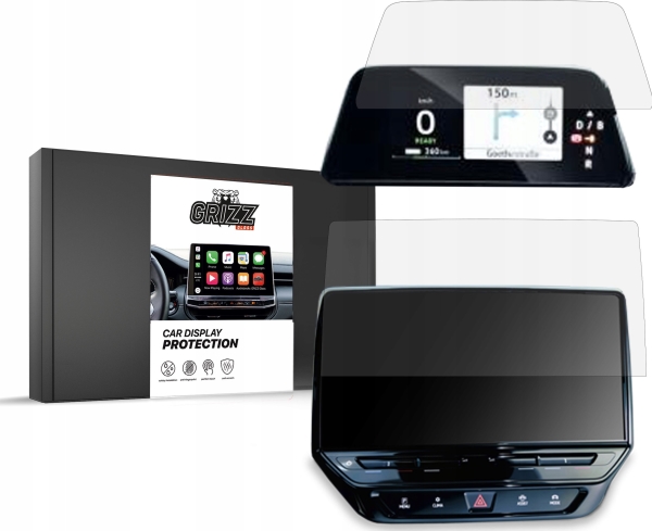 Grizzglass Mat Film Cardisplay Protection Til Volkswagen Id.4