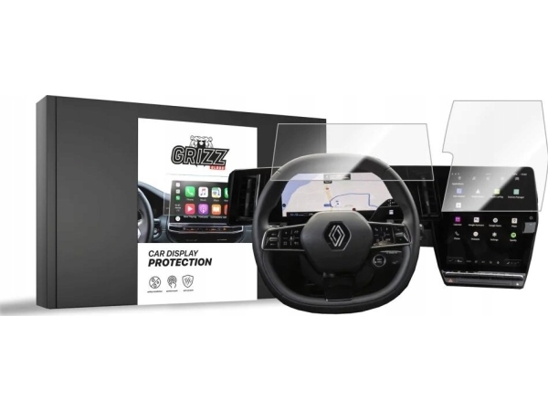 Grizzglass Folia Ceramiczna Grizzglass Cardisplay Protection Do Renault Scenic E-Tech 12" 2024 [2W1]