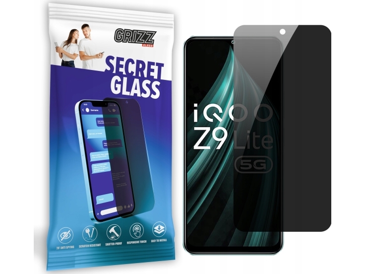 Grizzglass Secretglass Privatlivsglas Til Vivo Iqoo Z9 Lite