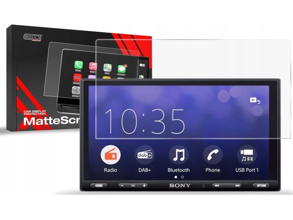 Grizzglass Mattes Cardisplay Protection Für Sony Xav-Ax3250 6,95" 2Din