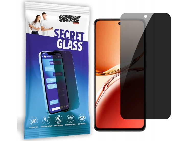 Grizzglass Secretglass Sichtschutz Für Oppo Reno 12 F