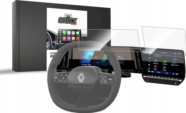 Grizzglass Cardisplay Protection Keramikfolie Für Renault Austral 9" 2022-2024 [2In1]
