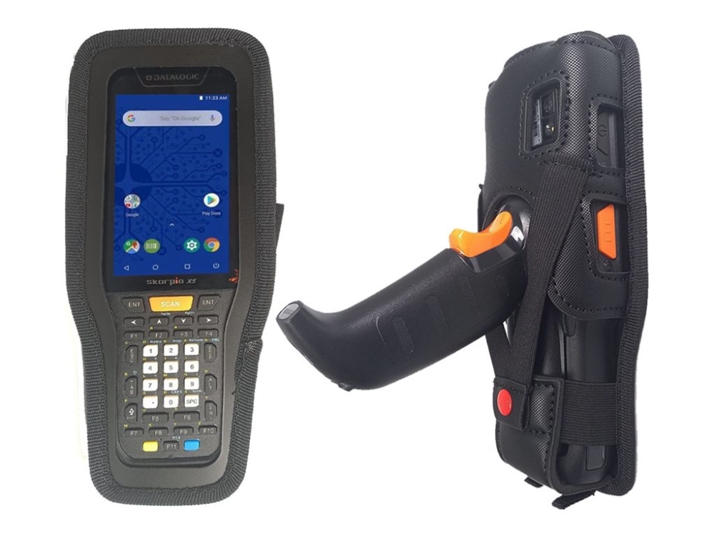 Mobilis Activ + Pack Beskyttelsescover Til Håndmodel Sort For Datalogic Skorpio