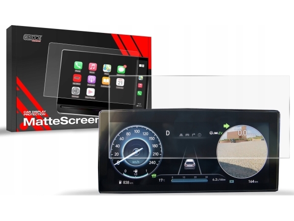 Grizzglass Mat Folie Cardisplay Protection Til Hyundai Tucson 10,25" Virtual Cockpit 2020-2024