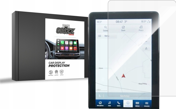 Grizzglass Keramikfolie Cardisplay Protection Für Ford Explorer 6 12,3" 2022-2024