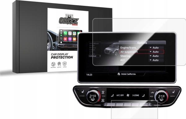 Grizzglass Keramikfolie Cardisplay Protection Für Audi Q5 8,3" 2016-2019 [2-In-1]