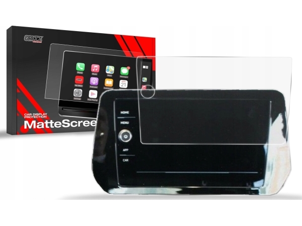 Grizzglass Mat Folie Cardisplay Protection Til Volkswagen Vw T-Cross 8" 2024