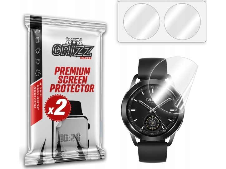Grizzglass Keramikfolie Grizzglass Ceramicfilm Für Xiaomi Watch S3