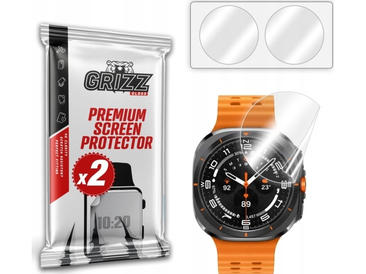 Grizzglass Keramik-Schutzfolie Ceramicfilm Für Samsung Galaxy Watch Ultra