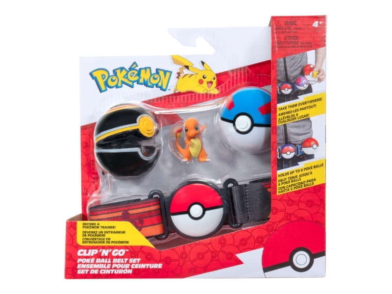 Pokémon Clip N Go-bältessats Charmander