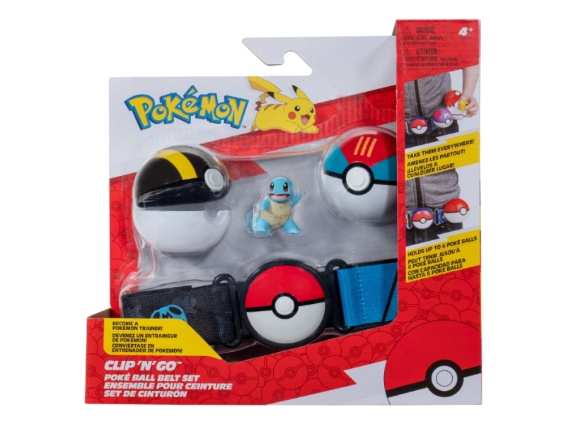 Pokémon Clip N Go Belt Set Squirtle