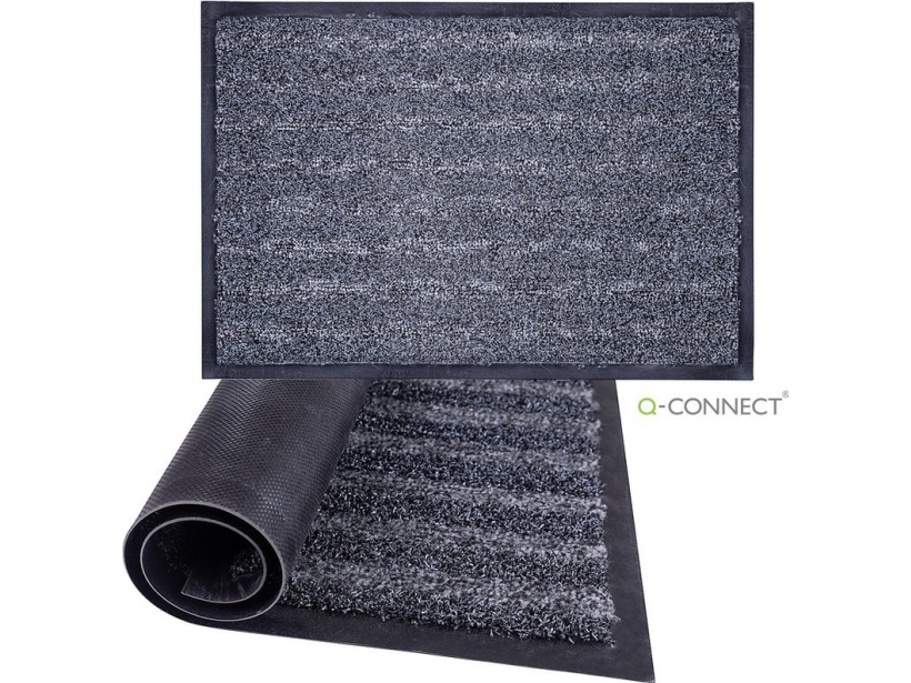 Q-Connect dörrmatta 60x40 cm svart | Huset - Inredning - Dörrmattor | GameStuff