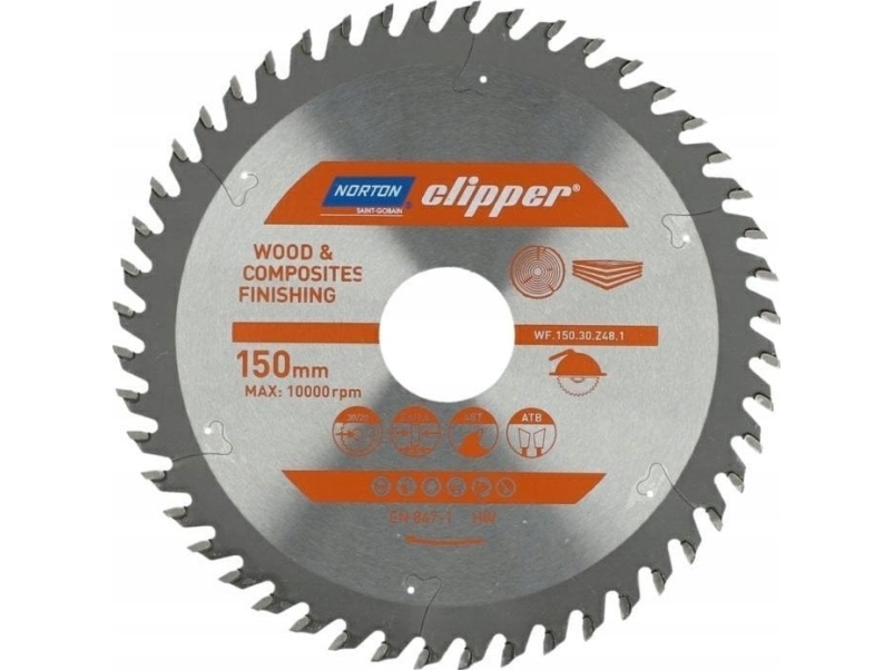 Norton Norton Målværktøjer 150mm X 30mm X 48z Træ Og Kompositter Atb 2 6 / 1 6
