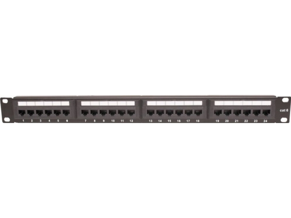 Tkh Panel Kat.6 19 Zoll 1U 24Xrj45 Utp Schwarz Ccas-Pa6-24Utp