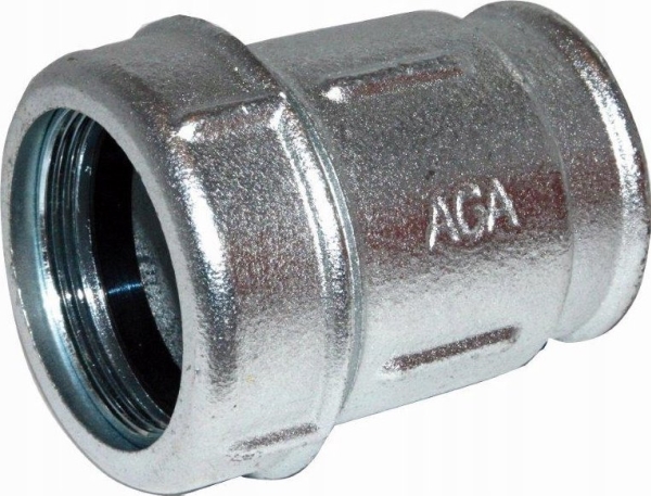 Agaflex Pressklemme Für Blanken Stahlrohr-Ende, Blau (Pe) 3/8"