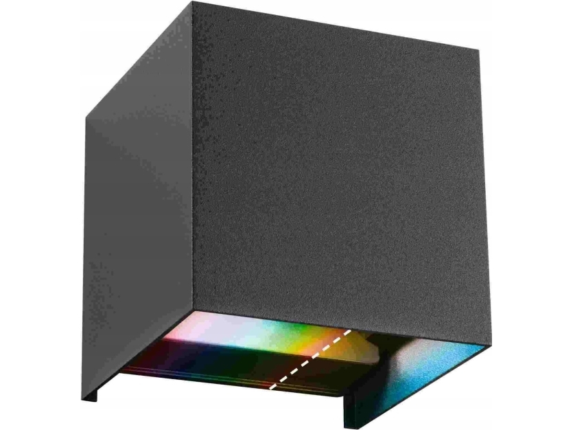 Paulmann Cybo Terning 1 Pærer 6500 K Ip44 Anthracit