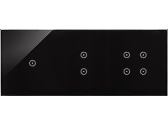Kontakt-Simon kosketuspaneeli Kontakt-Simon 54 Touch DSTR3134/73 kolme moduulia yksi kosketuskenttä kaksi pystysuoraa kosketuskenttää neljä kosketuskenttää kiinteytetty laava