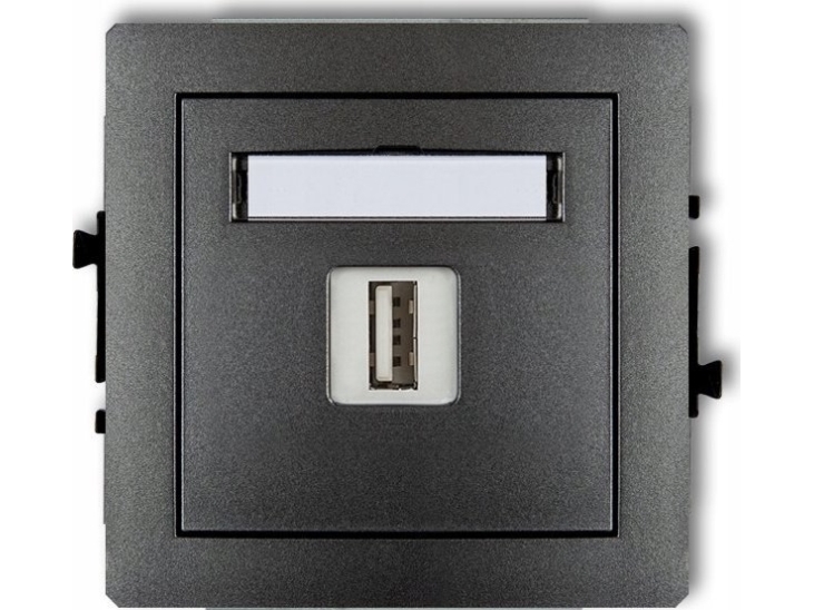 Karlik Deco 11Dcusb-3 Usb-Oplader, Enkelt Indbygningsmekanisme
