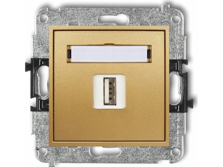 Karlik Usb-Laddare Karlik Mini 29Mcusb-3 Singel 5V 2A Guld