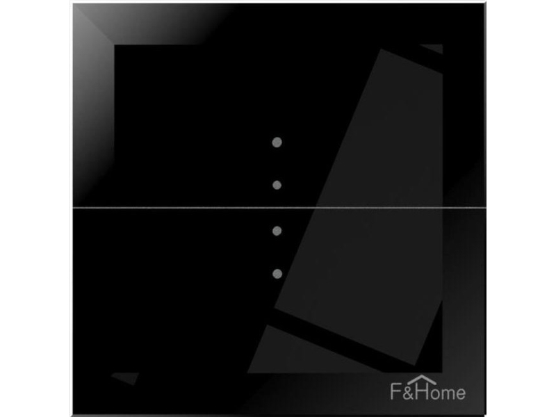 F&F Glastouch-Taste Für Rollladen F&F Gs2-Str-3-B Jalousie 1,5A 85-265V Ac Schwarz