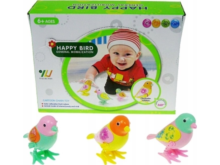 Hipo drejelige fjerre-legetøj 3 farver 12/disp H12898 31867