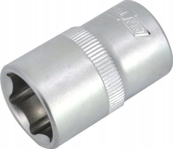 Awtools 17 Mm Kort Sekstantsats 1/2" Black Line (Sort)