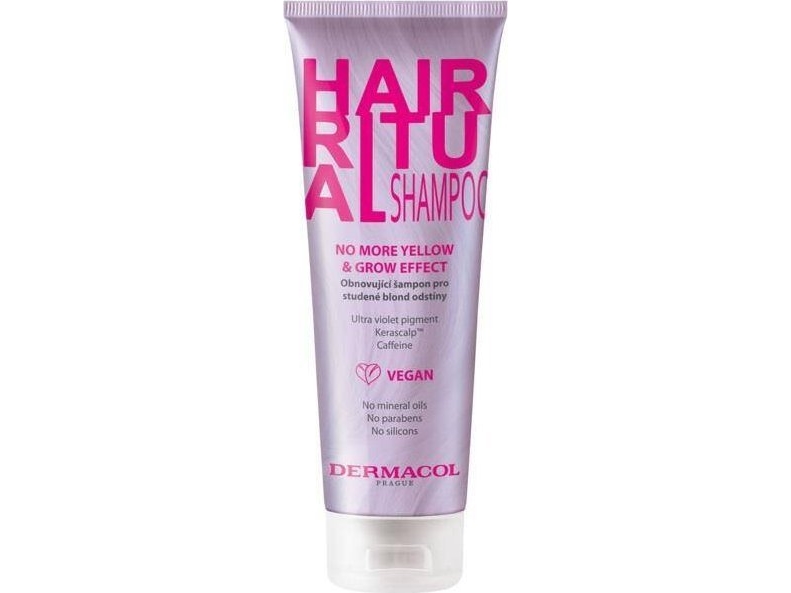 Dermacol Hair Ritual No More Yellow & Grow Effect Shampoo 250 Ml