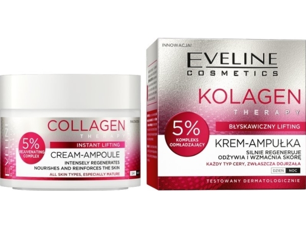 Eveline Kolagen Therapy Creme-Ampulle Mit Verjüngungskomplex 50 Ml