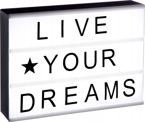 Atmosphera Ljuslåda med inskriptioner, neonlampa, stående lampa, neon för rum, vit lampa, designerlampor, dekorativa lampor | Annan belysning - Dekorativ belysning | GameStuff