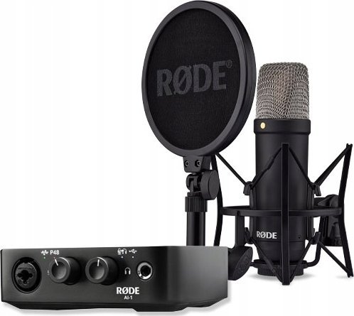 Rode Nt1 Signature + Ai-1 Studio Kit Mk2 - Kompletny Studyjny