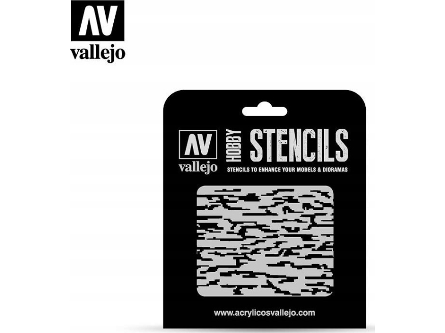 Stencil Pixelated Modern Camo