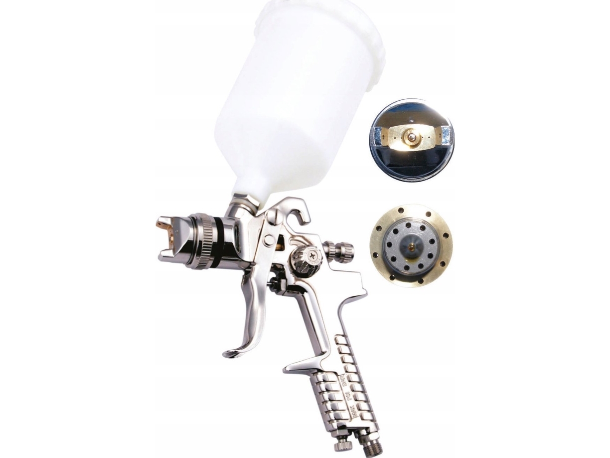 Adler Lackierpistole Hp 1,4Mm + 2,0Mm + 2,5Mm Ad-827W