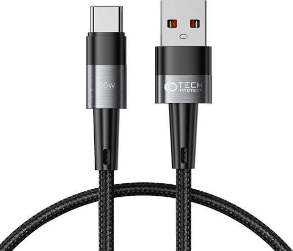 Usb-Kabel Tech-Protect Usb-A - Usb-C 0,5 M Sort (9319456607499)