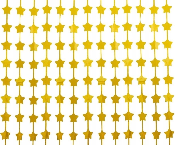 Godan B& C Gardin Stjerner Mat Guld 100x200cm