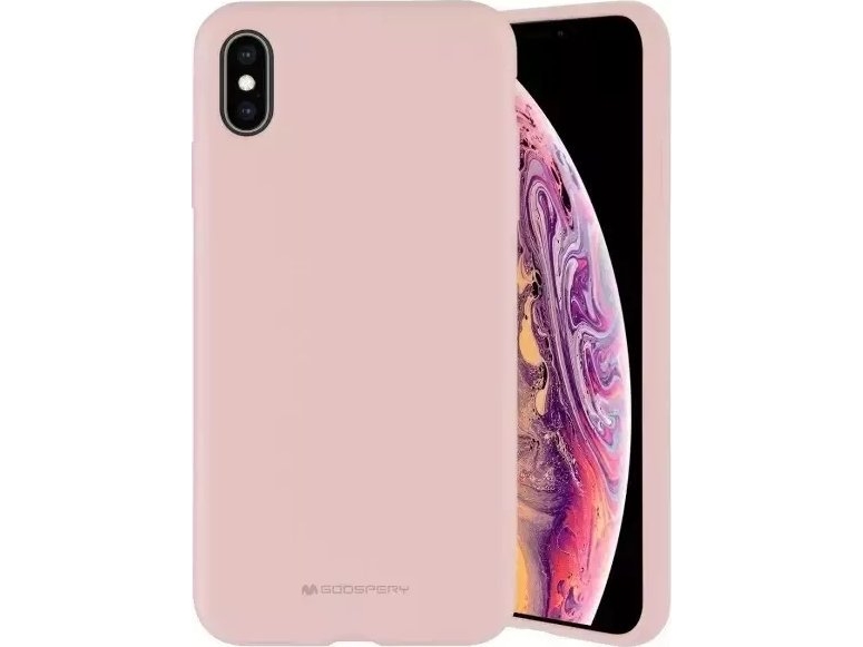 4Kom.Co.Uk Mercury Silikone-Etui Til Iphone 14 Pro Max Pink-Sand/Pink-Sand