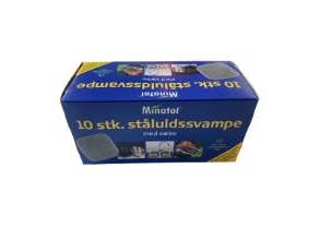 Tvåldispenser Minatol Stålull med tvål, 16 bk x 10 st/crt | Rengöring - Avtorkning - Trasor och liknande - Svampar och skurprodukter | GameStuff