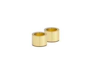 Kerzenhalter Uyuni 2-Pack Ø3.2Xh2.3Cm Für Stumpenkerzen Metall Messing,4 Pk X 2 Pcs/Crt