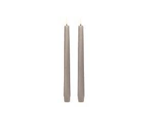 Led Kerze Uyuni Ø2.3Xh20.5Cm Ohne Fernbedienung Sandstein, 6 Pk X 2 Pcs/Crt