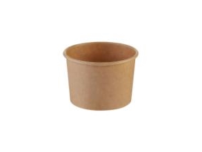 Eiscremebecher 120/140Ml 3Oz Ø74x49mm Karton Braun,20 Ps/Krt