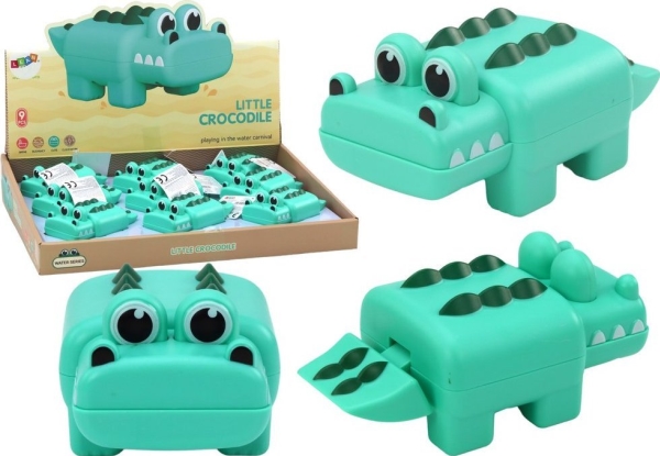 LeanToys Krokodille Skruelegetøj til badet Grøn